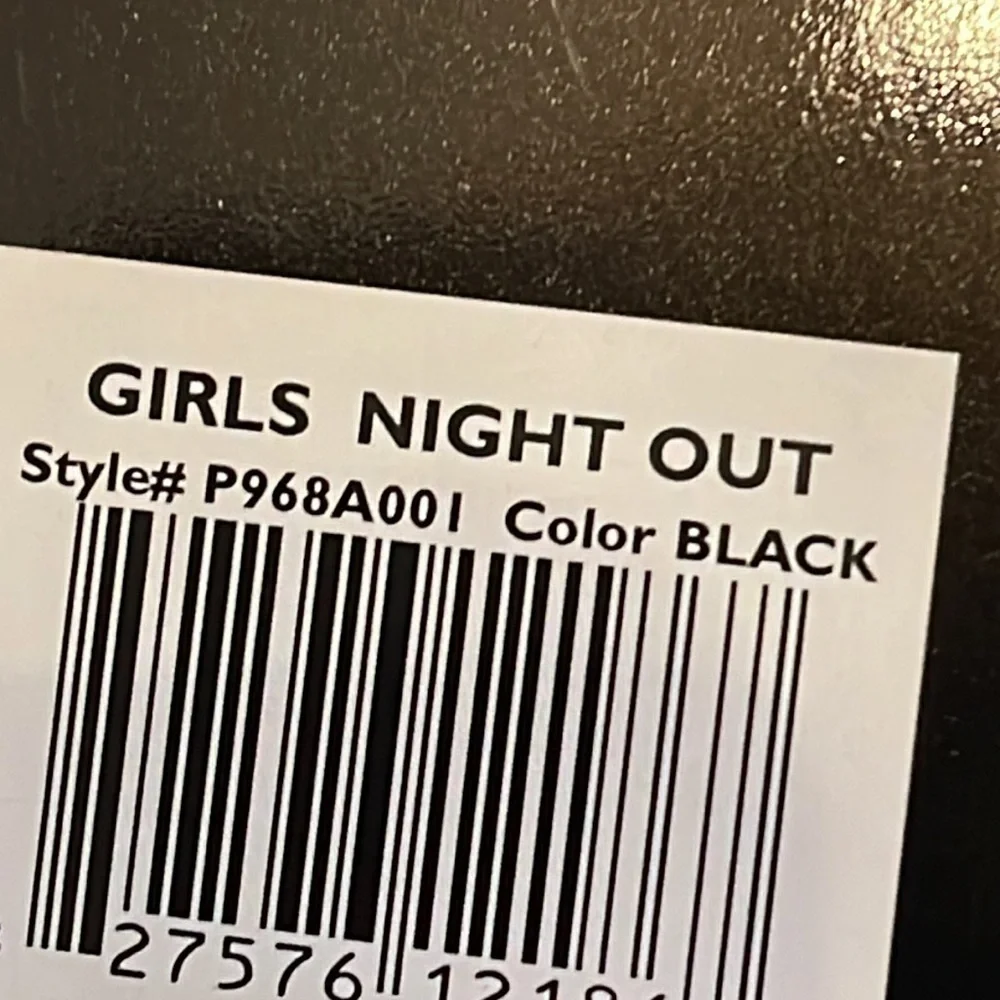 NWT Daisy Fuentes Black Night Out Girlfriends Pants Sz. PL